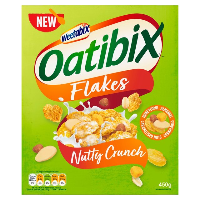 Weetabix Oatiflakes Nutty Crunch Cereal    450g GOODS M&S