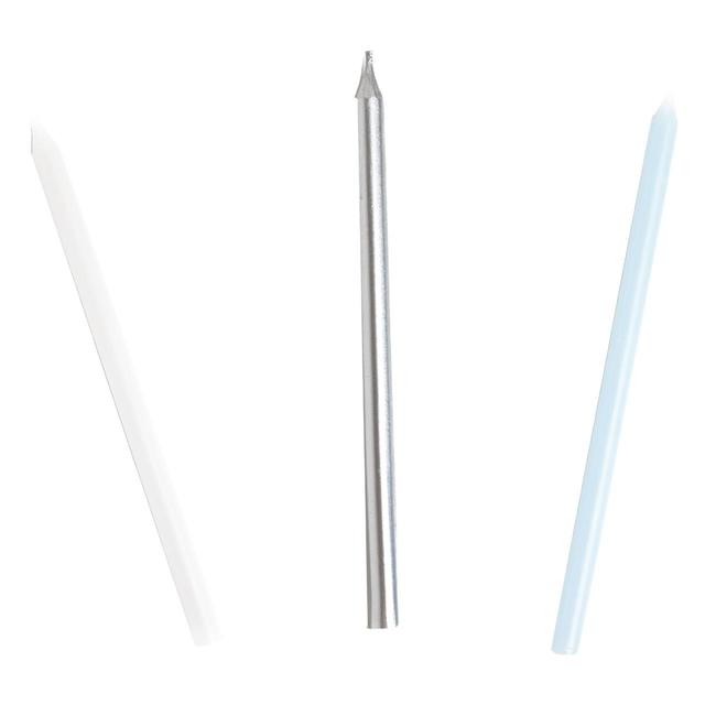 Talking Tables Blue Birthday Candles 16 per pack GOODS M&S