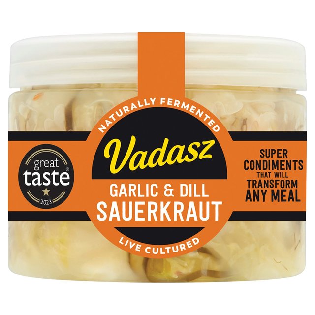 Vadasz Raw Garlic and Dill Sauerkraut 400g GOODS M&S