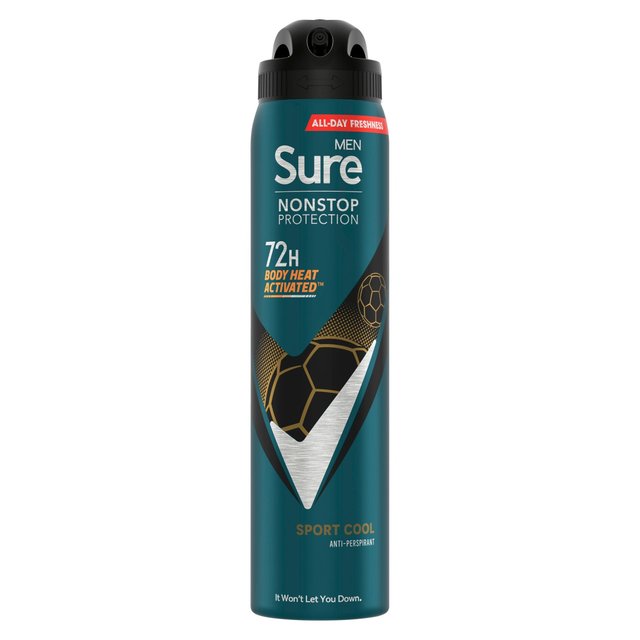 Sure Men 72hr Nonstop Protection Sport Cool Antiperspirant Deodorant 250ml GOODS M&S