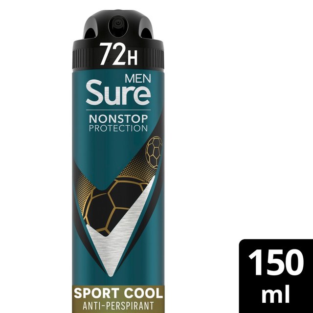 Sure Men 72hr Nonstop Protection Sport Cool Antiperspirant Deodorant 150ml GOODS M&S