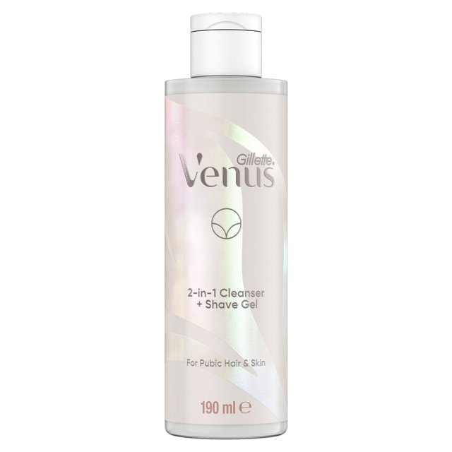 Venus 2 in 1 Cleanser & Shave Gel for Pubic Hair And Skin 190ml GOODS M&S