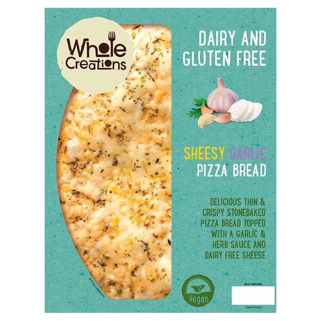 Wholecreations Dairy and Gluten Free Sheesy Garlic Pizza Bread 235g GOODS M&S