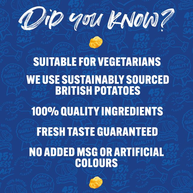 Walkers Less Salt Mild Cheese & Onion Multipack Crisps 6 per pack GOODS M&S