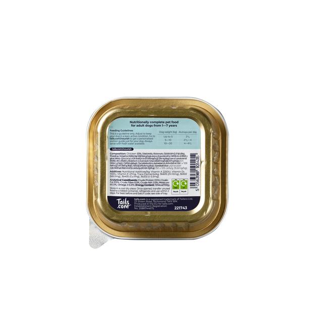 Tails.com Inner Vitality Sensitive Grain Free Dog Wet Food Chicken & Cod 150g GOODS M&S