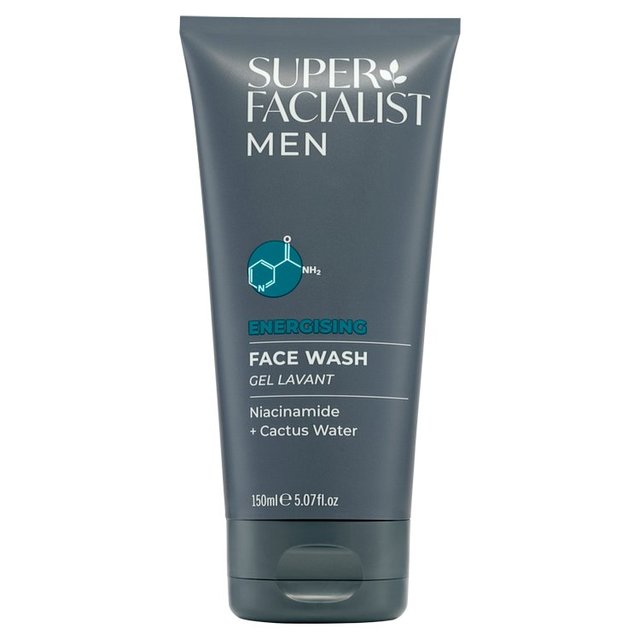 Super Facialist Mens Face Wash Energising with Vitamins B3 & E 150ml GOODS M&S