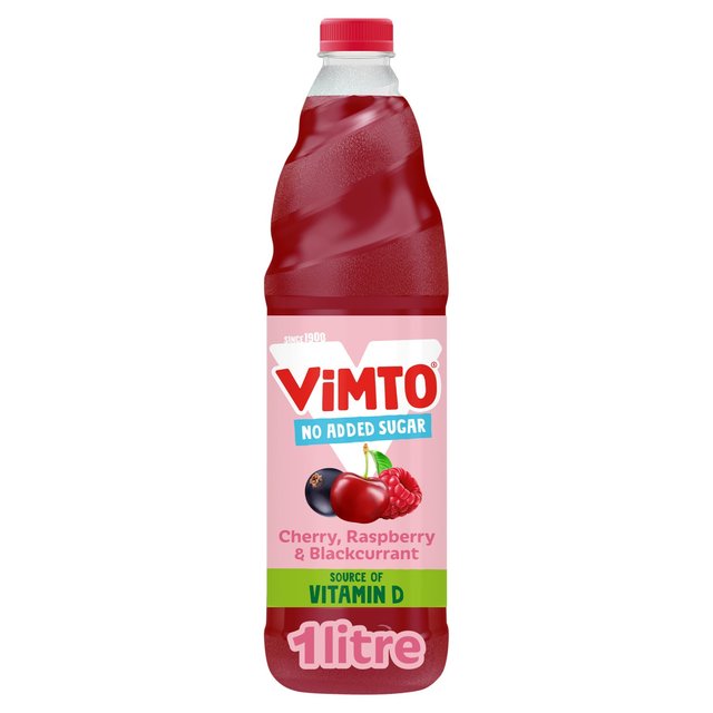 Vimto Cherry Raspberry and Blackcurrant Squash 1L GOODS M&S