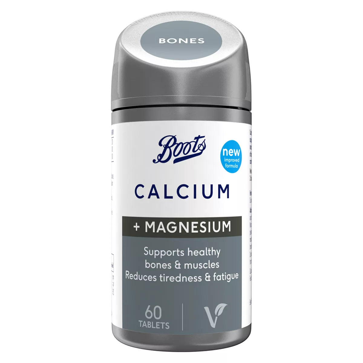 Boots Calcium + Magnesium 60 Tablets (1 month supply) - McGrocer