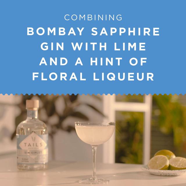 Tails Cocktails Bombay Sapphire Gin Gimlet Premixed Cocktail    500ml GOODS M&S