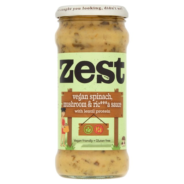 Zest Vegan Spinach Mushroom & Ricotta Sauce 340g GOODS M&S