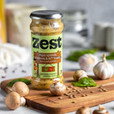 Zest Vegan Spinach Mushroom & Ricotta Sauce 340g GOODS M&S
