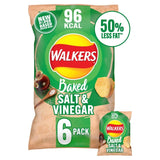 Walkers Baked Salt & Vinegar Multipack Snacks 6 per pack GOODS M&S