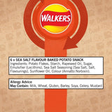 Walkers Baked Sea Salt Multipack Snacks   6 per pack GOODS M&S