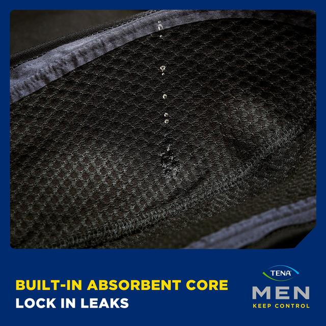 Tena Men Washable Incontinence Boxer Black Size Medium GOODS M&S