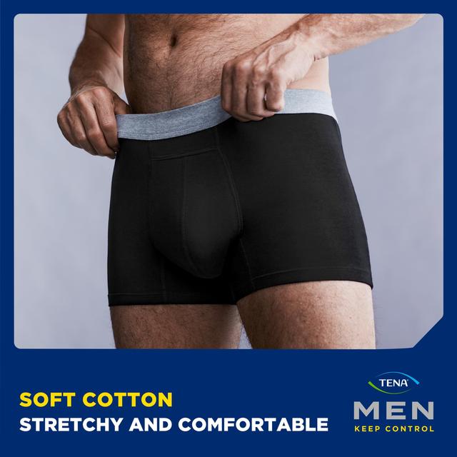 Tena Men Washable Incontinence Boxer Black Size Medium GOODS M&S