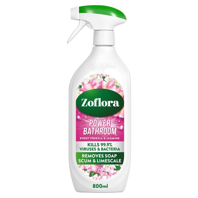 Zoflora Sweet Freesia & Jasmine Power Bathroom Cleaner 800ml GOODS M&S