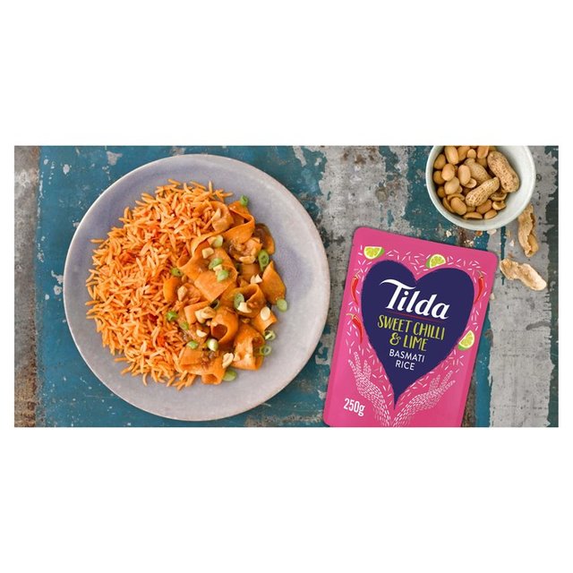 Tilda Microwave Sweet Chilli & Lime Basmati Rice 250g GOODS M&S