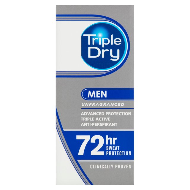 Triple Dry Unfragranced Male Roll-On 50ml GOODS M&S