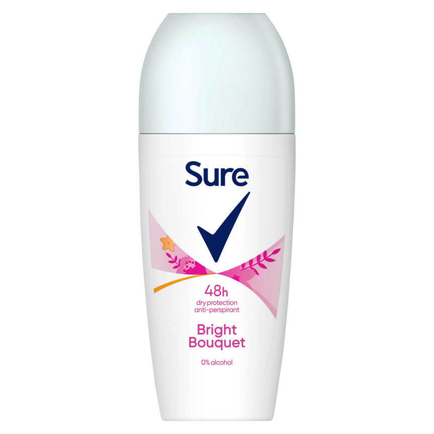 Sure Anti-Perspirant Roll On Bright Bouquet 50 ml GOODS ASDA