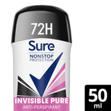 Sure Antiperspirant Invisible Pure Nonstop Protection 50 ml GOODS ASDA