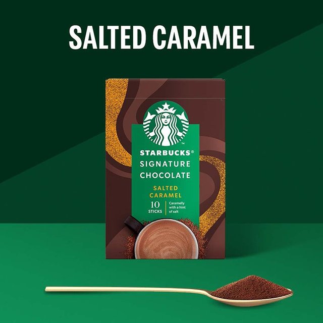 Starbuck Signature Salted Caramel Hot Chocolate Powder Sachets 10 per pack GOODS M&S