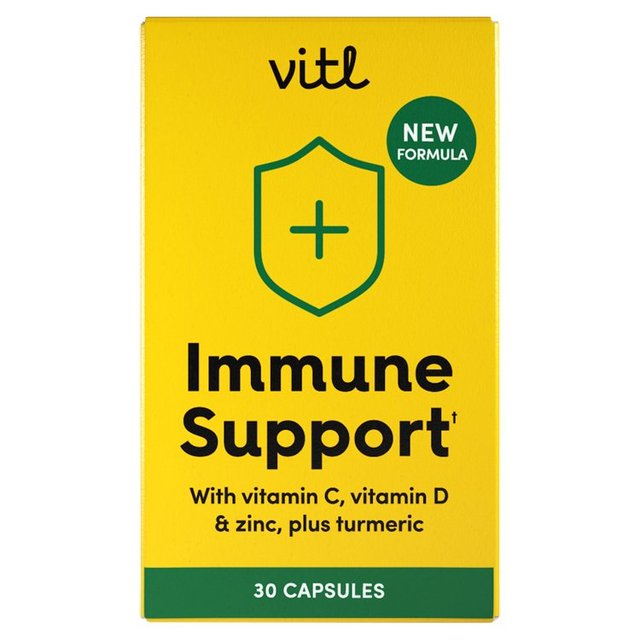 Vitl Immune Support Capsules 30 per pack GOODS M&S