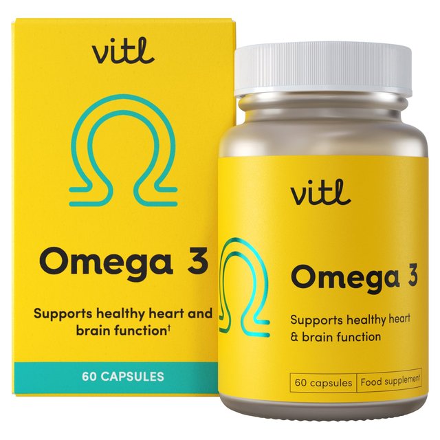 VITL VITLOMEGA3CAPSULE 60 EACH   60 per pack GOODS M&S