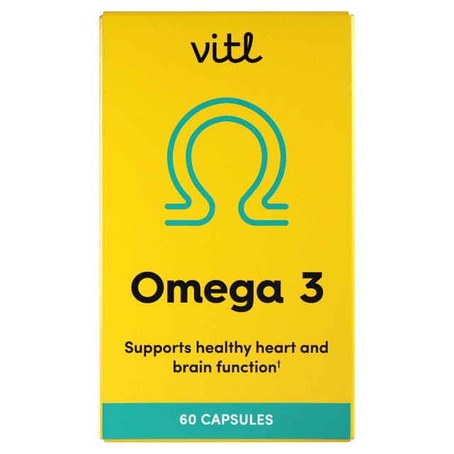 VITL VITLOMEGA3CAPSULE 60 EACH   60 per pack GOODS M&S