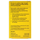 VITL VITLOMEGA3CAPSULE 60 EACH   60 per pack GOODS M&S