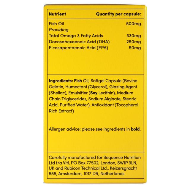 VITL VITLOMEGA3CAPSULE 60 EACH   60 per pack GOODS M&S