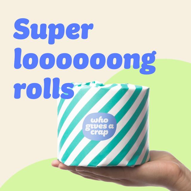 Who Gives A Crap Recycled Toilet Paper - 16 Rolls   16 per pack GOODS M&S