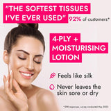 tishoo Hyaluronic Acid-infused 4-Ply Ultra Soft Tissues Belgravia Designs   4 per pack GOODS M&S