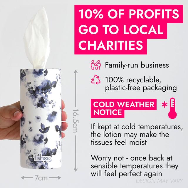 tishoo Hyaluronic Acid-infused 4-Ply Ultra Soft Tissues Belgravia Designs   4 per pack GOODS M&S