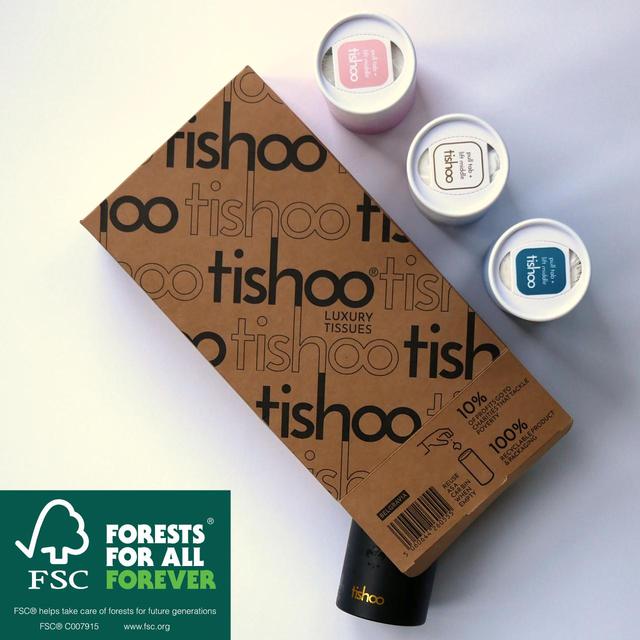 tishoo Hyaluronic Acid-infused 4-Ply Ultra Soft Tissues Belgravia Designs   4 per pack GOODS M&S