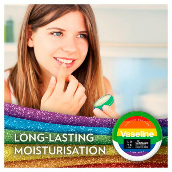 Vaseline Limited Edition Pride Lip Tin Aloe Vera 20g GOODS Superdrug