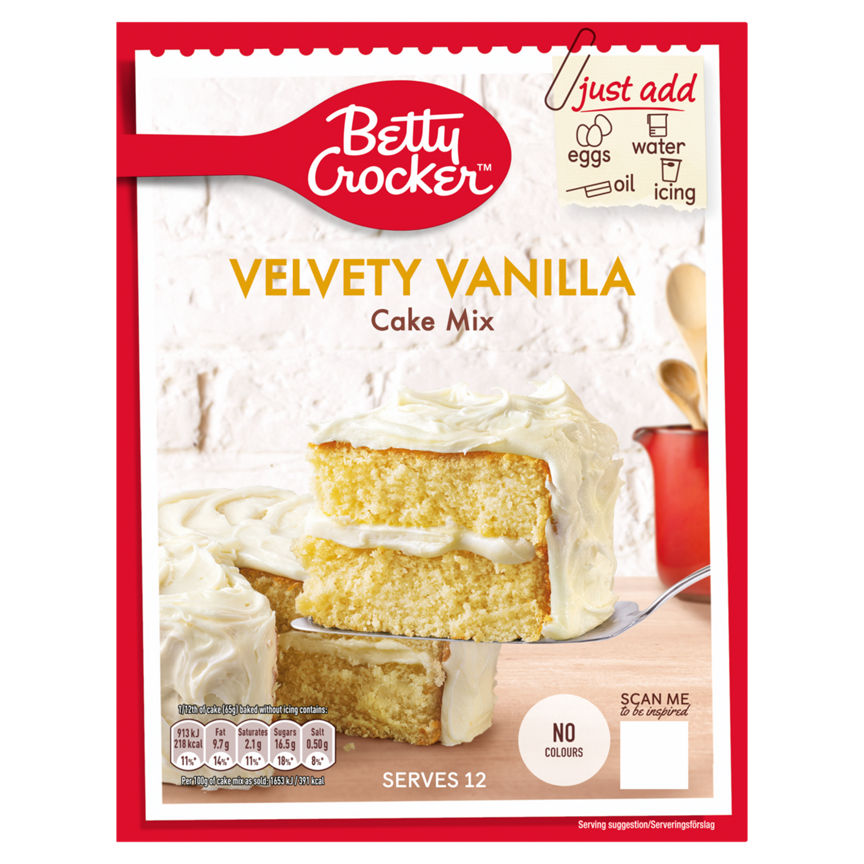 Betty Crocker Velvety Vanilla Cake Mix - McGrocer