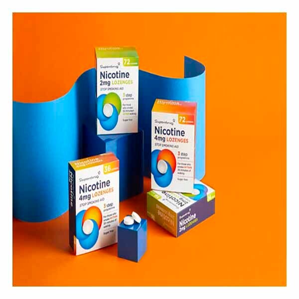 Superdrug 4mg Nicotine Lozenges X 72 GOODS Superdrug