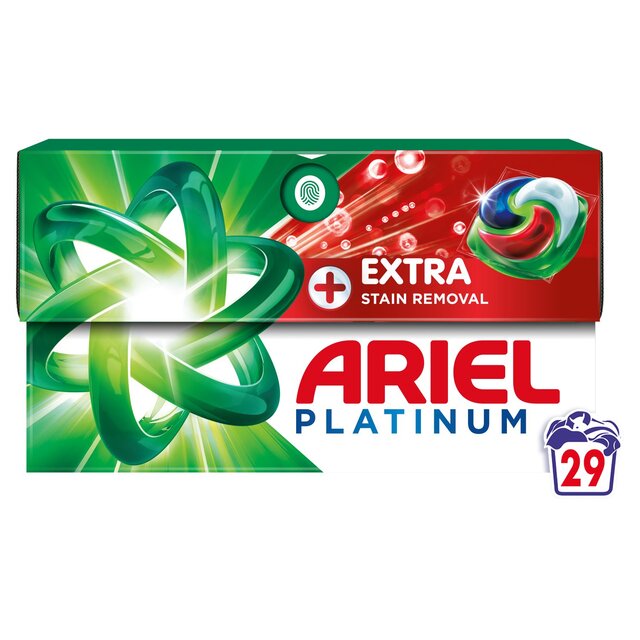 Ariel Platinum Bio Pods Washing Capsules 29 Washes   29 per pack - McGrocer