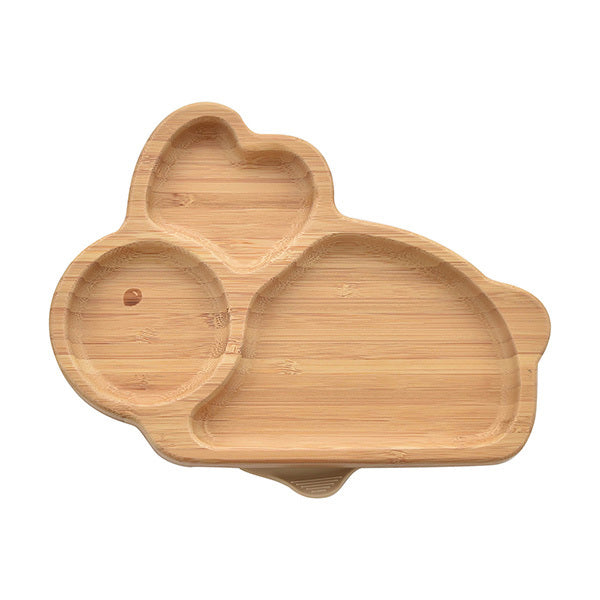 Bambino Bamboo & Silicone Bunny Base Plate - McGrocer