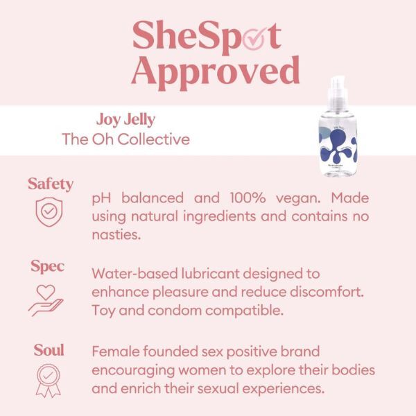 The Oh Collective Joy Jelly Tingling Water Based Lube 100ml GOODS Superdrug