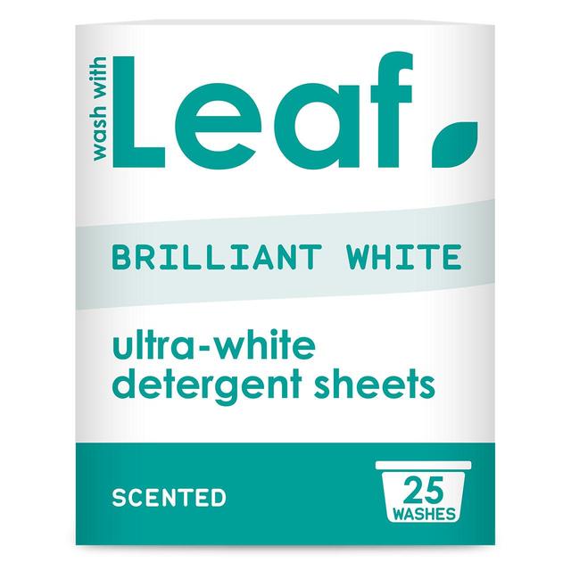 Wash with Leaf Brilliant White 25 Sheets   25 per pack GOODS M&S