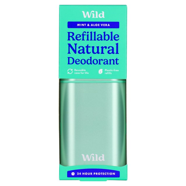 Wild Men's Aqua Case and Mint & Aloe Vera Deodorant   40g GOODS M&S