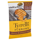 Tyrrells Furrows Cheese & Pickled Onion Sharing Crisps 150g GOODS M&S