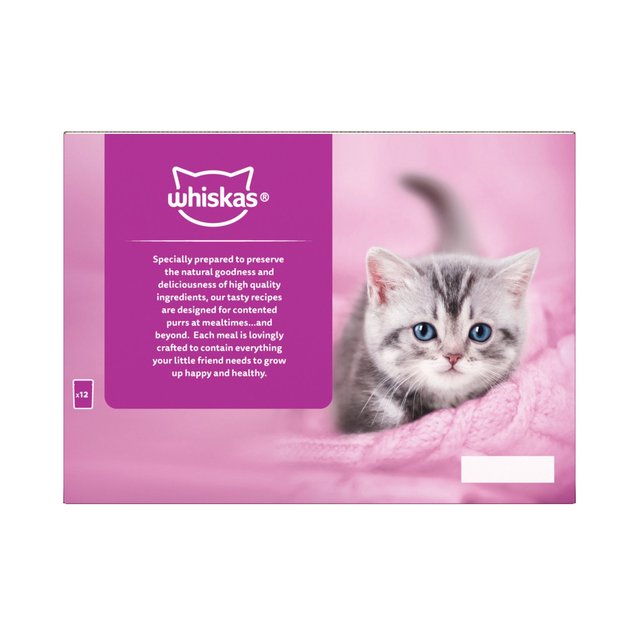 Whiskas Kitten 2-12months Mixed Fish & Meat in Jelly 12 x 85g GOODS M&S
