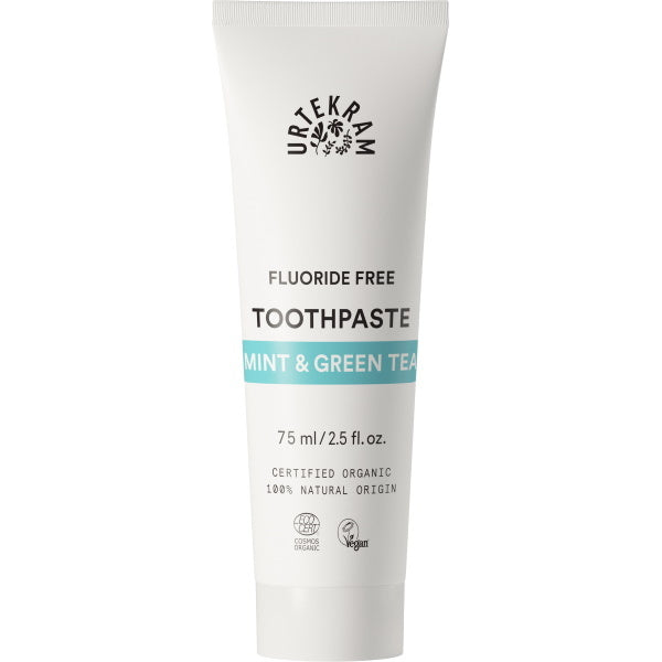Urtekram Organic Mint with Green Tea Toothpaste - 75ml GOODS Superdrug