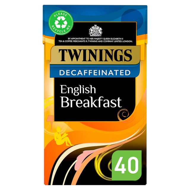 Twinings Decaffeinated English Breakfast Tea 40 per pack GOODS M&S