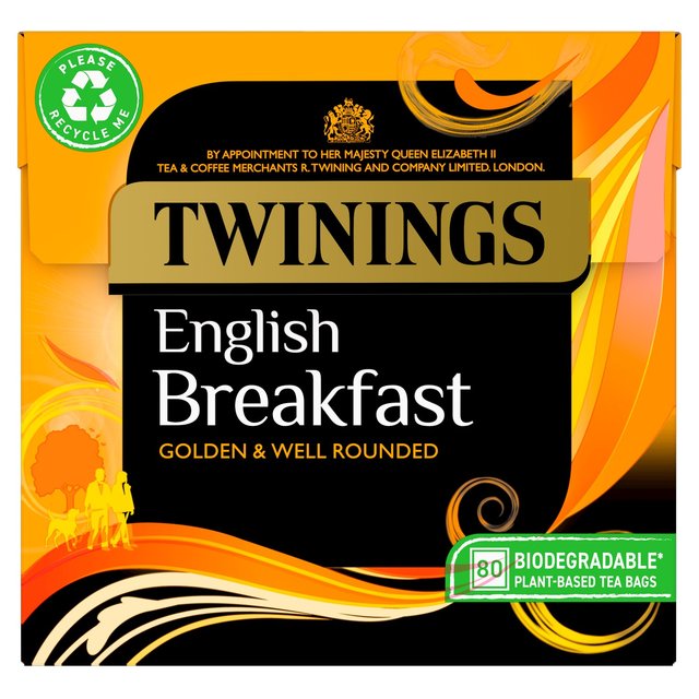 Twinings English Breakfast Tea 80 per pack GOODS M&S