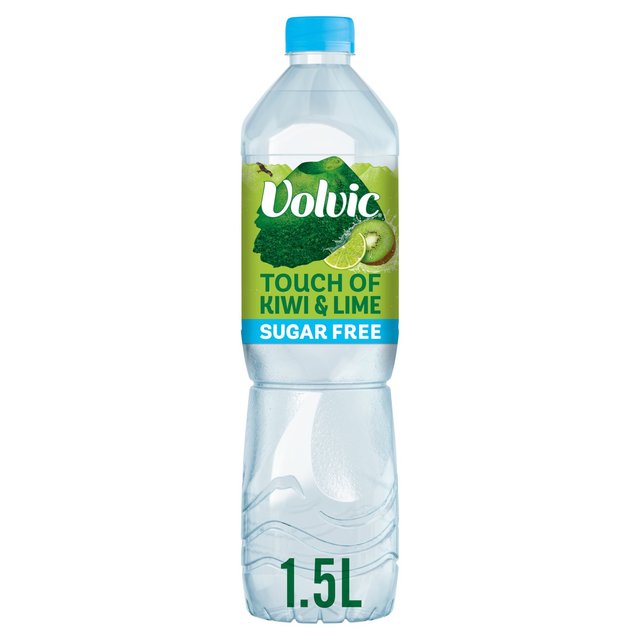 Volvic Touch of Fruit Sugar Free Kiwi & Lime Natural Flavoured Water   1.5L GOODS M&S