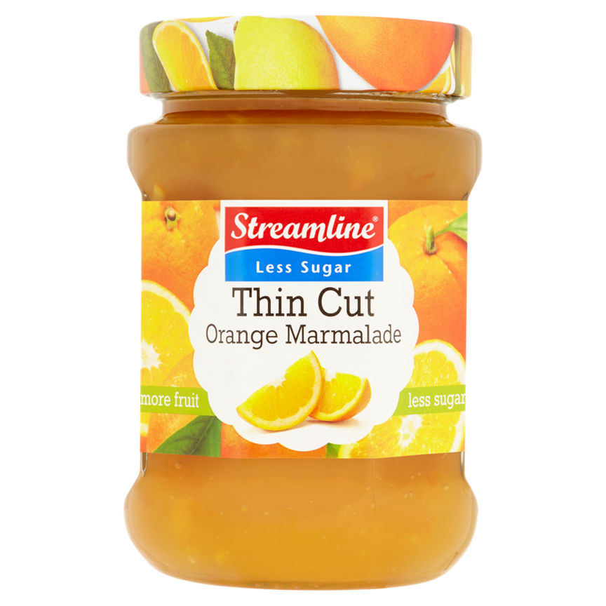 Streamline Less Sugar Thin Cut Orange Marmalade GOODS ASDA