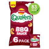 Walkers Quavers BBQ Sauce Multipack Snacks Crisps 6 per pack GOODS M&S